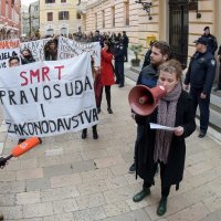 Prosvjed u Zadru protiv puštanja Darka Kovačevića na slobodu