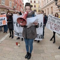 Prosvjed u Zadru protiv puštanja Darka Kovačevića na slobodu