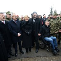 Predsjednica Grabar-Kitarović na svečanosti povratka Puma u grad