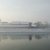 Osijek: Ponekad se iznad Drave kroz maglu probije sunce