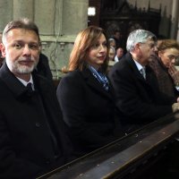 Gordan Jandroković sa suprugom Sonjom, Željko Reiner