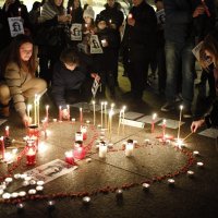 Prosvjed potpore roditeljima Davida Dragičevića ubijenog u Banja Luci