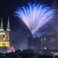 Vatromet nad Zagrebom