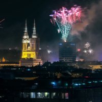 Vatromet nad Zagrebom