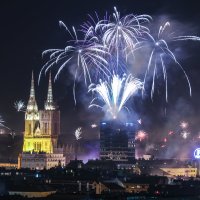Vatromet nad Zagrebom