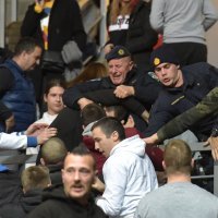 Sukob navijača i policije na Zadar - Olimpija