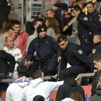 Sukob navijača i policije na Zadar - Olimpija