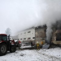 Na Eko imanju Željka Mavrovića u Sloboštini kod Požege izbio požar