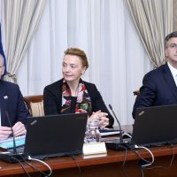 Damir Krstičević, Marija Pejčinović Burić, Andrej Plenković