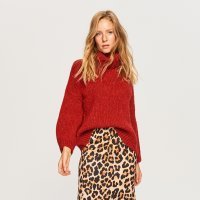 Animal print uska suknja i pulover
