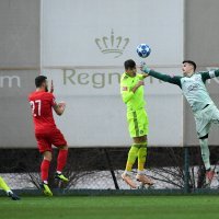 GNK Dinamo - FK Partizani Tirana. Dominik Livaković