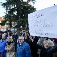 Prosvjed u Metkoviću