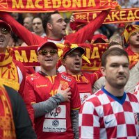 Hrvatska - Makednojia (hrvatski i makedonski navijači)
