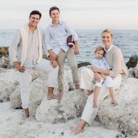 Karolina Kurkova s obitelji