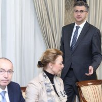 Damir Krstičević, Marija Pejčinović Burić, Andrej Plenković