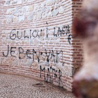 Grafitima išaran tisućljetni kamen u Dioklecijanovoj palači