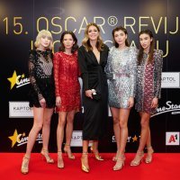 Aleksandra Dojčinović s modelima u njenim kreacijama