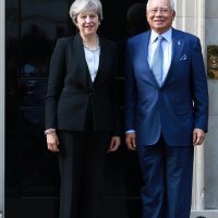 Theresa May i Najib Razak