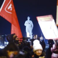 Prosvjed kod spomenika Franji Tuđmanu u znak podrške Filipu Drači