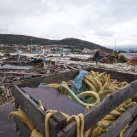 Smeće oko čiovskoga mosta