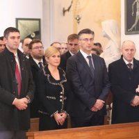 Mato Franković, Kolinda Grabar-Kitarović, Andrej Plenković, Branko Bačić