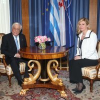 Predsjednica Kolinda Grabar-Kitarović sastala se s grčkim predsjednikom Pavlopoulosom