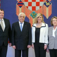 Predsjednica Kolinda Grabar-Kitarović sastala se s grčkim predsjednikom Pavlopoulosom