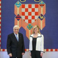 Predsjednica Kolinda Grabar-Kitarović sastala se s grčkim predsjednikom Pavlopoulosom