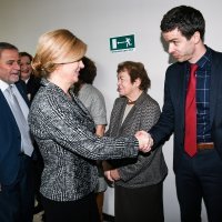 Predsjednica Kolinda Grabar Kitarović u gradskoj upravi Zagreba