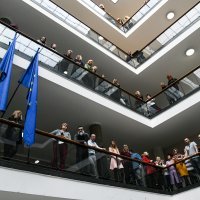 Predsjednica Kolinda Grabar Kitarović u gradskoj upravi Zagreba