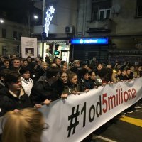 Održan 10. prosvjed u Beogradu, građani nezadovoljni predsjednikom Vučićem