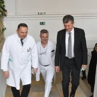 Milan Kujundžić u bolnici u Gornjoj Bistri