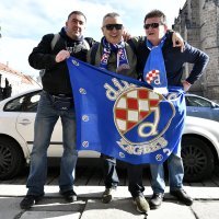 Dinamovi navijači okupljaju se u Plzenu uoči utakmice Viktoria - Dinamo