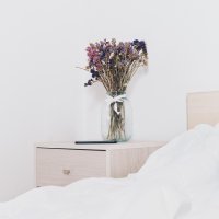 Spavaće sobe s bijelom posteljinom