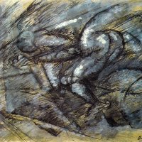 Umberto Boccioni, 'Dinamizam biciklista', oko 1913.