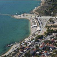 Plaža Brodarica iz zraka
