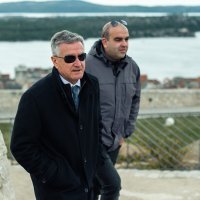 Gradonačelnik  Šibenika Željko Burić i novinar Damir Petranović