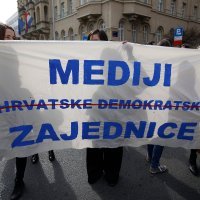 Prosvjed Oteli ste medije, novinarstvo ne damo u organizaciji HND-a