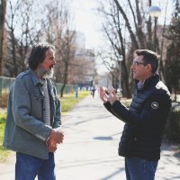 Edo Popović u razgovoru s Vanjom Majetićem