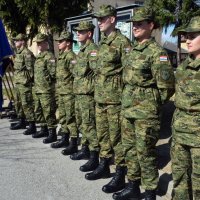 Požega: Svečanost polaganja prisege vojnika u vojarni 123. brigade HV-a