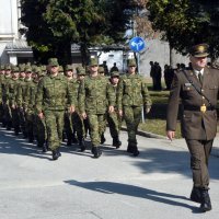 Požega: Svečanost polaganja prisege vojnika u vojarni 123. brigade HV-a
