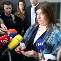 Gabrijela Žalac na konferenciji za medije nakon prometne nesreće