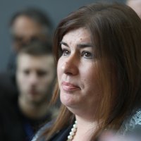 Gabrijela Žalac na konferenciji za medije nakon prometne nesreće