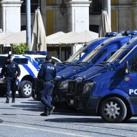 Dinamovi navijači u Lisabonu uoči utakmice protiv Benfice