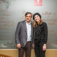 pred.Upr.Julius Meinl Hrvatska Luigi Simonetta i glumica Iva Visković