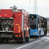 Zapalio se ZET-ov autobus