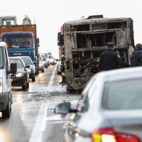 Zapalio se ZET-ov autobus