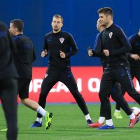 Hrvatska nogometna reprezentacija; trening na Maksimiru uoči Azerbajdžana
