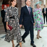Juliana Awada i Mauricio Macri s danskom kraljicom Margrethe II i princem Frederikom