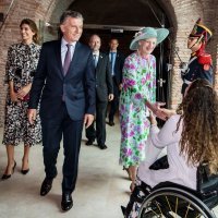 Juliana Awada i Mauricio Macri s danskom kraljicom Margrethe II i princem Frederikom